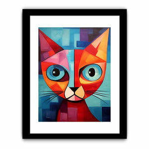 Modern Cubism Cat