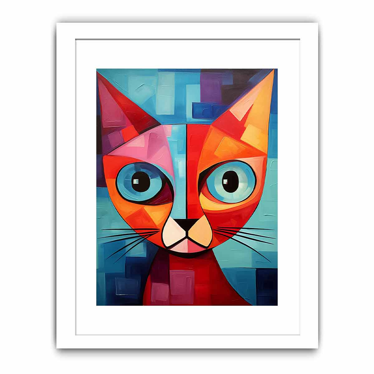 Modern Cubism Cat