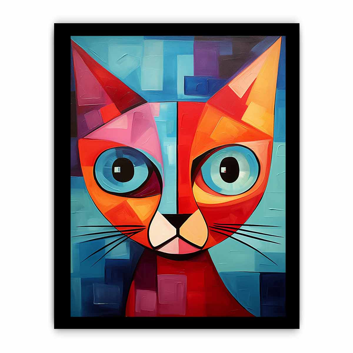 Modern Cubism Cat