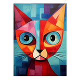 Modern Cubism Cat artwork preview