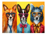 Modern Animals with Glasses artwork preview