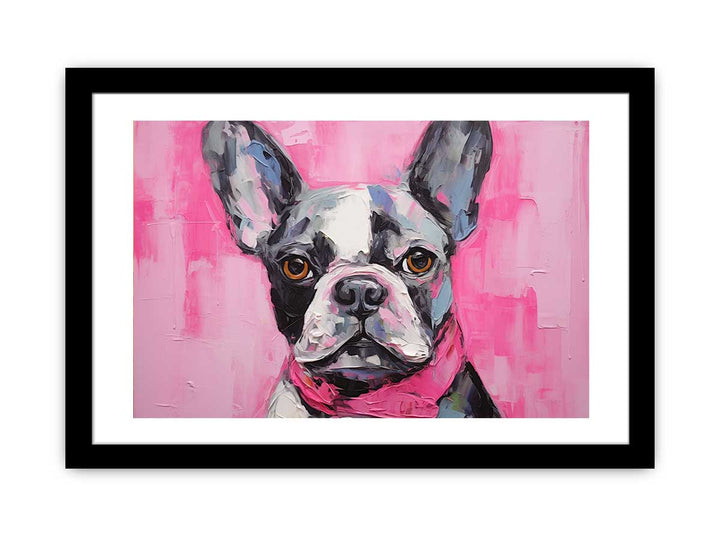 Modern Art Painting Pug Dog