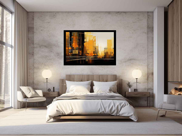 Modern Building Art Painting