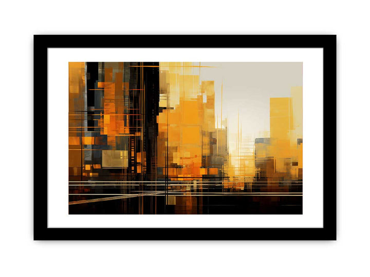 Modern Building Art Painting
