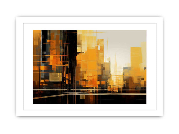 Modern Building Art Painting