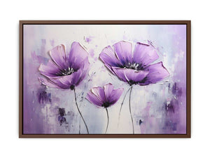 Purple Flowers Art Painting