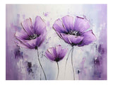 Purple Flowers Art Painting artwork preview