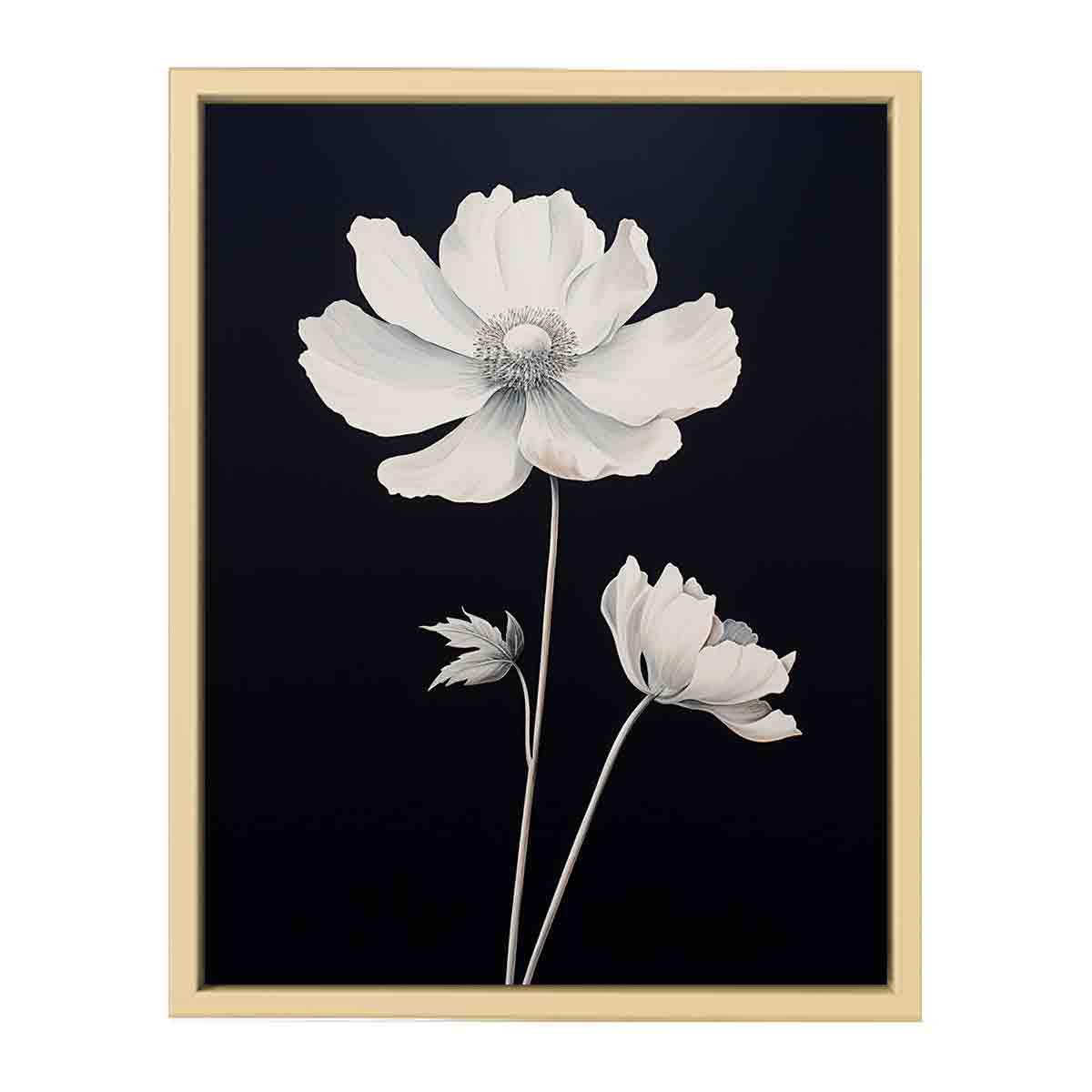 White  Flower Painting