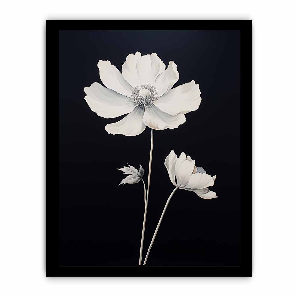 White  Flower Painting