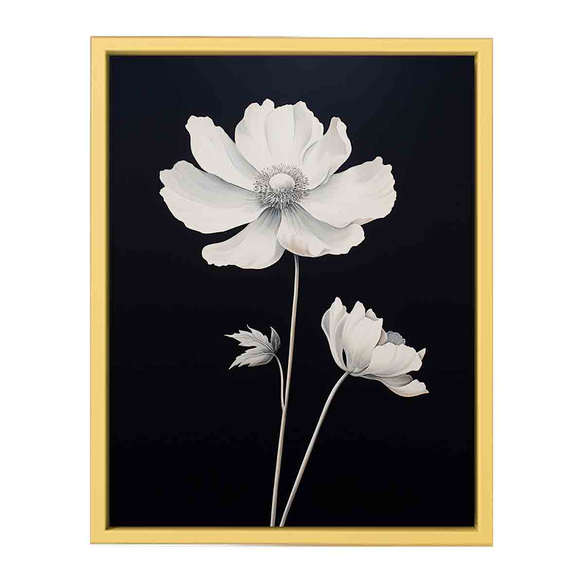 White  Flower Painting