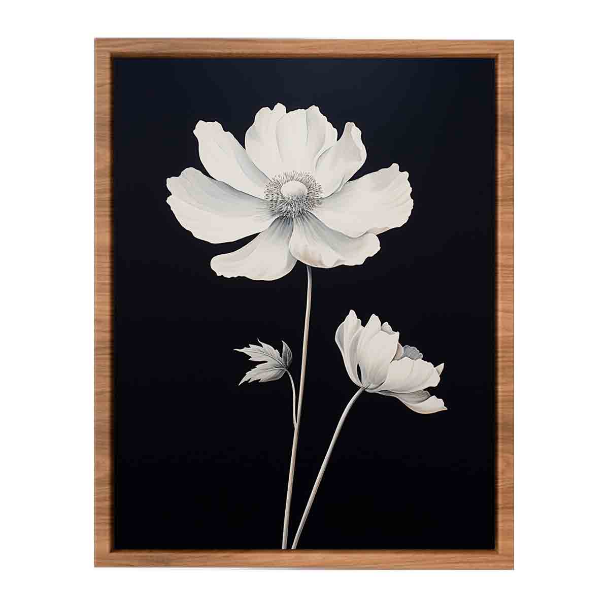 White  Flower Painting