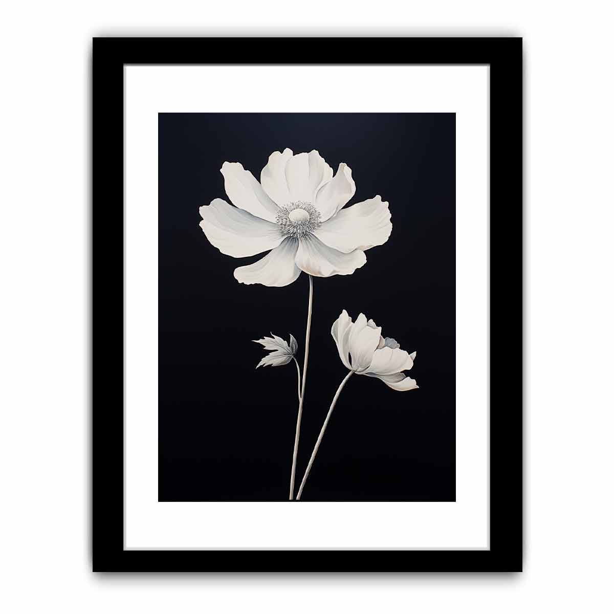 White  Flower Painting