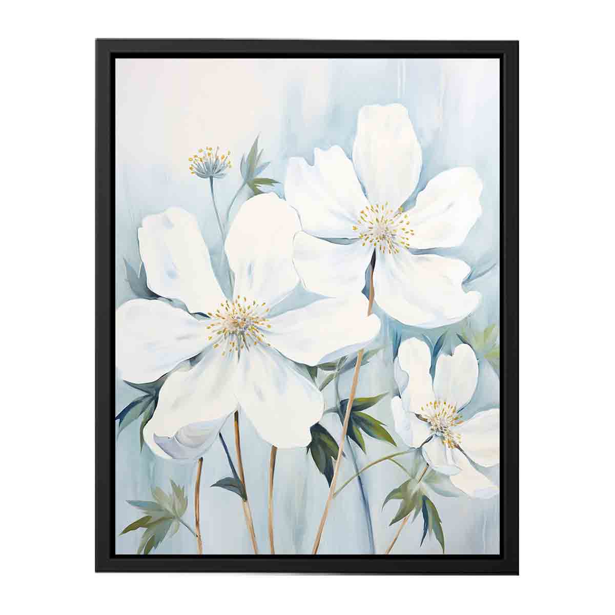 White Flowers Painting
