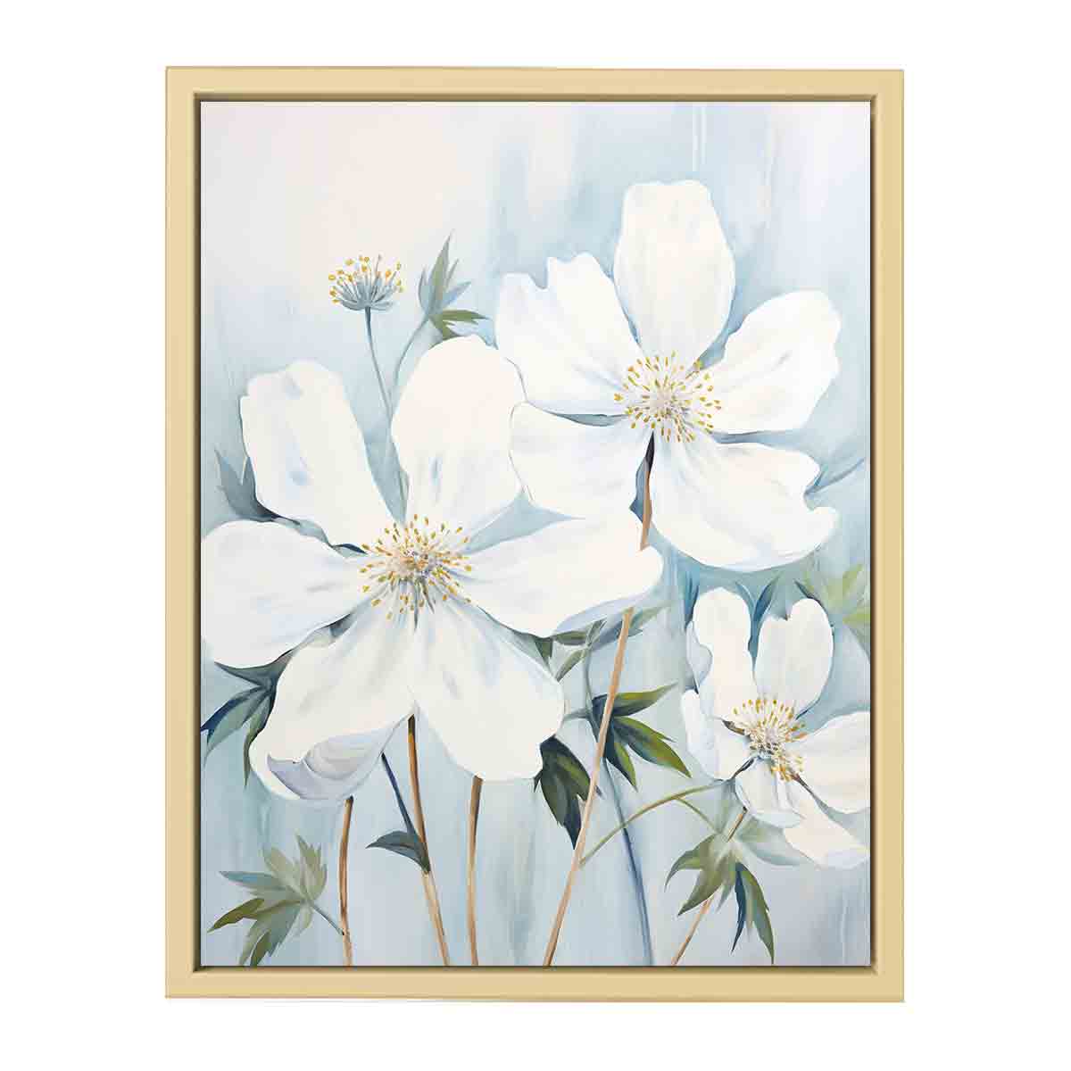 White Flowers Painting