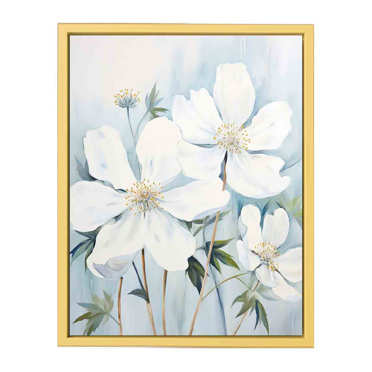 White Flowers Painting