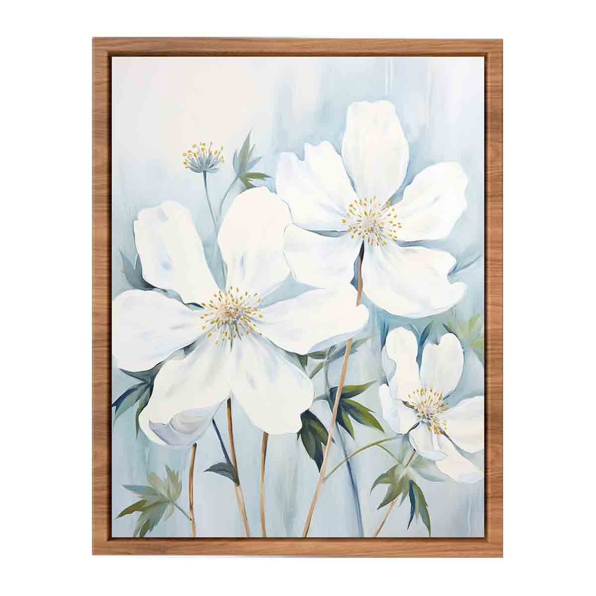 White Flowers Painting