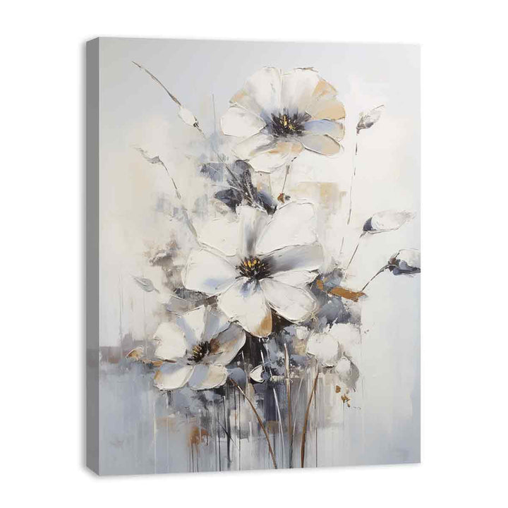 Flower Grey Painting