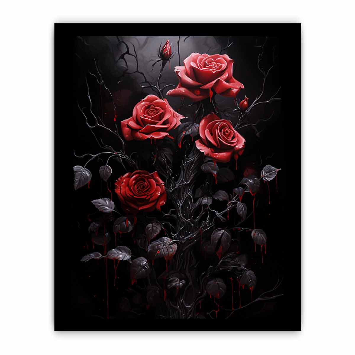 Red Black Roses