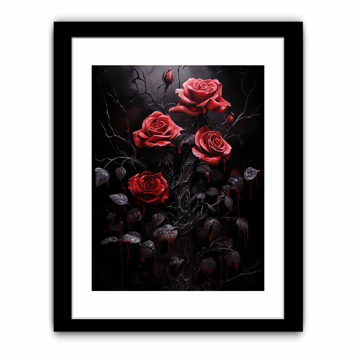 Red Black Roses
