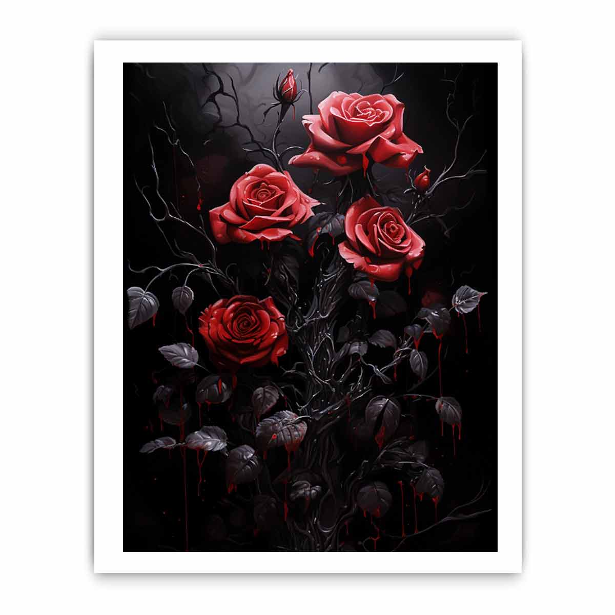 Red Black Roses