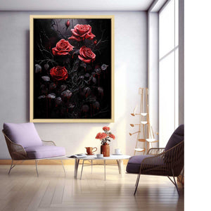 Red Black Roses