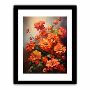 Flower Orange Art Painting