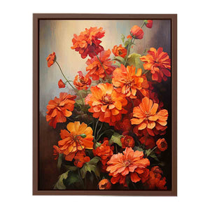 Flower Orange Art Painting