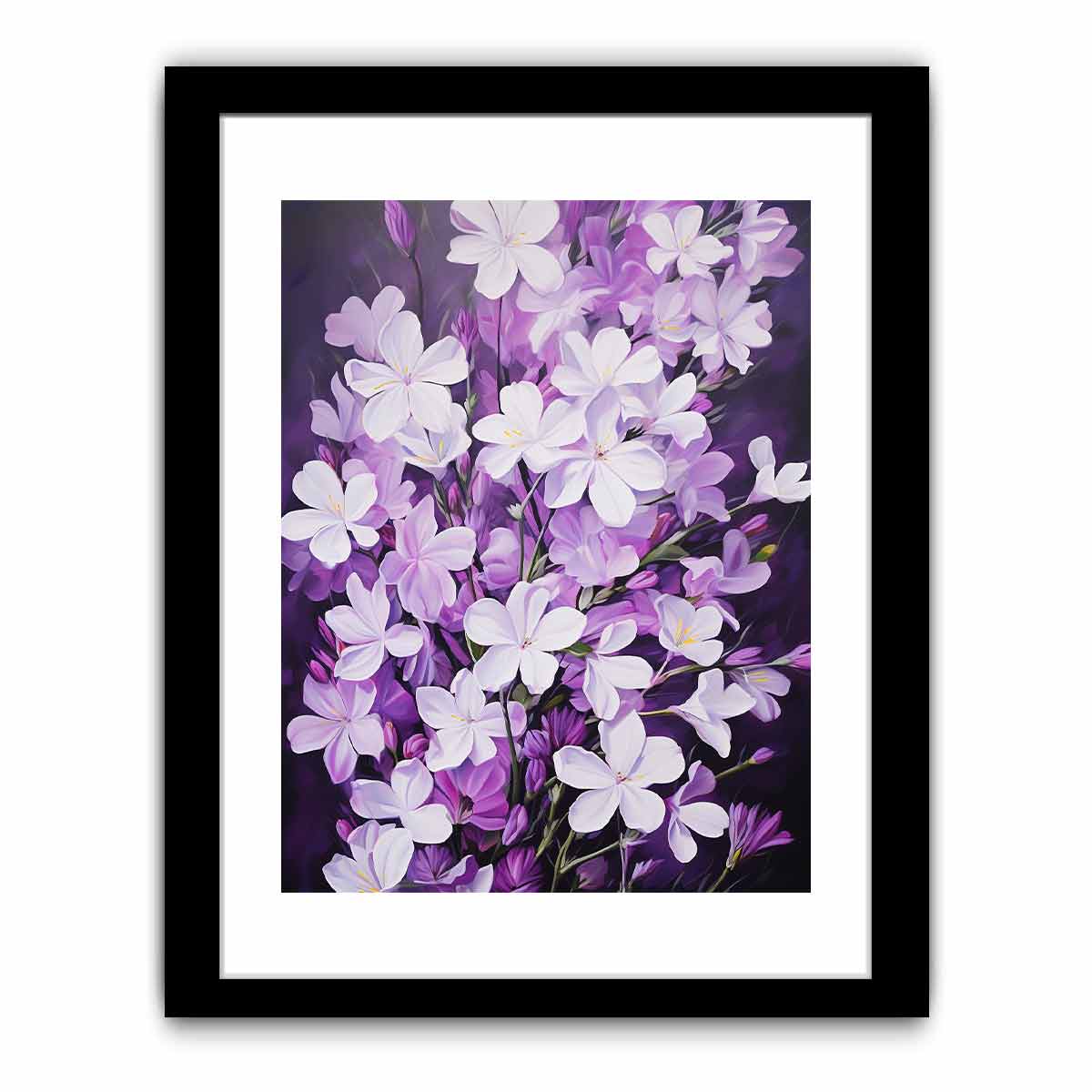 Purple White Flowers