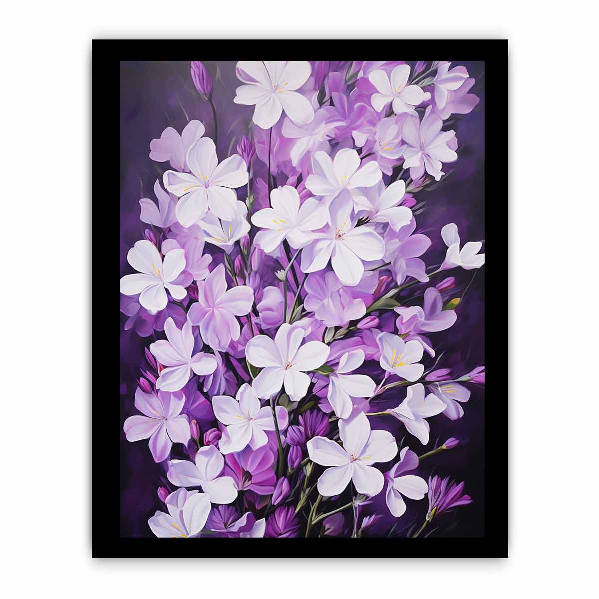 Purple White Flowers