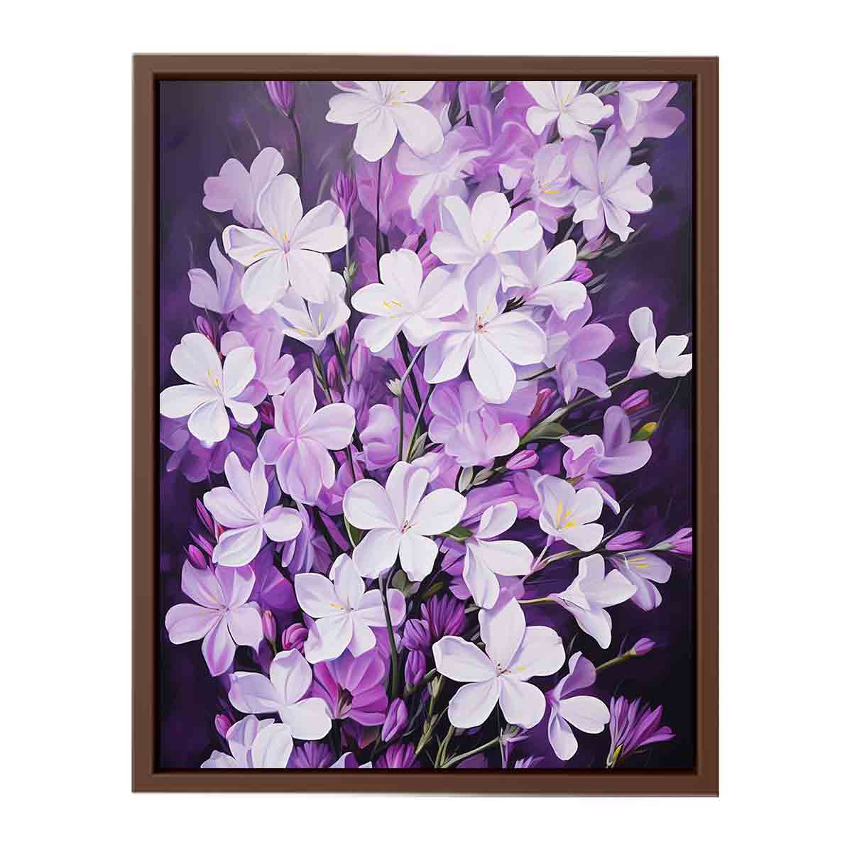 Purple White Flowers