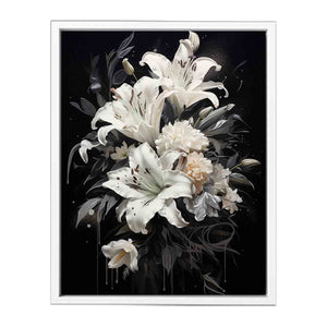 White Flowers Painting