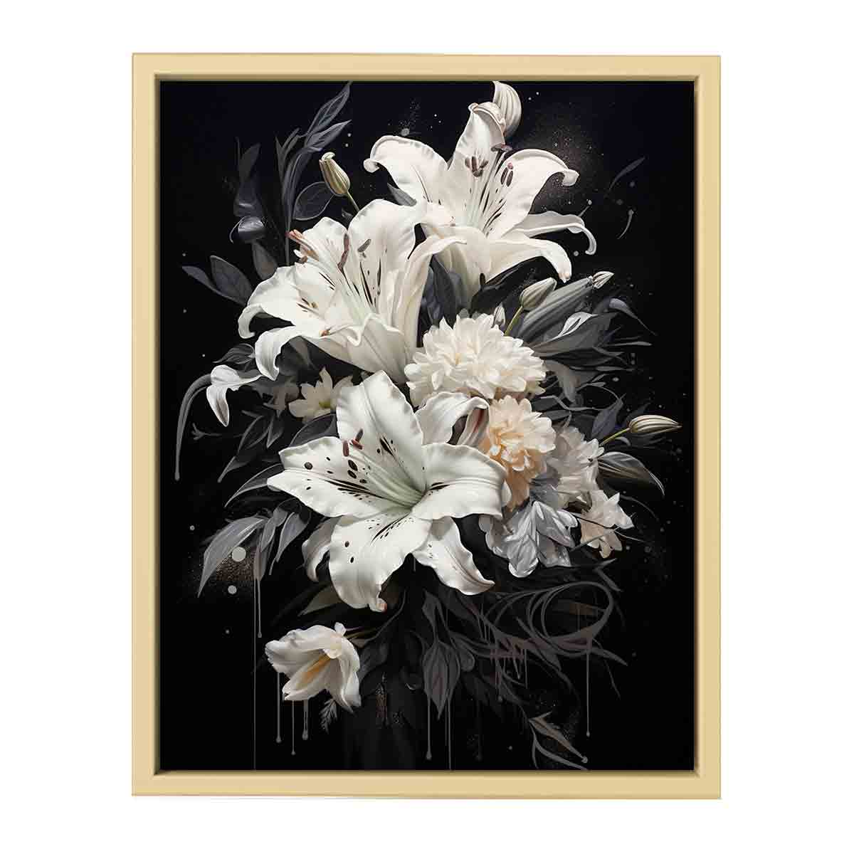 White Flowers Painting