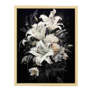 White Flowers Painting