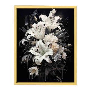 White Flowers Painting