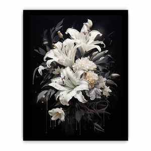 White Flowers Painting