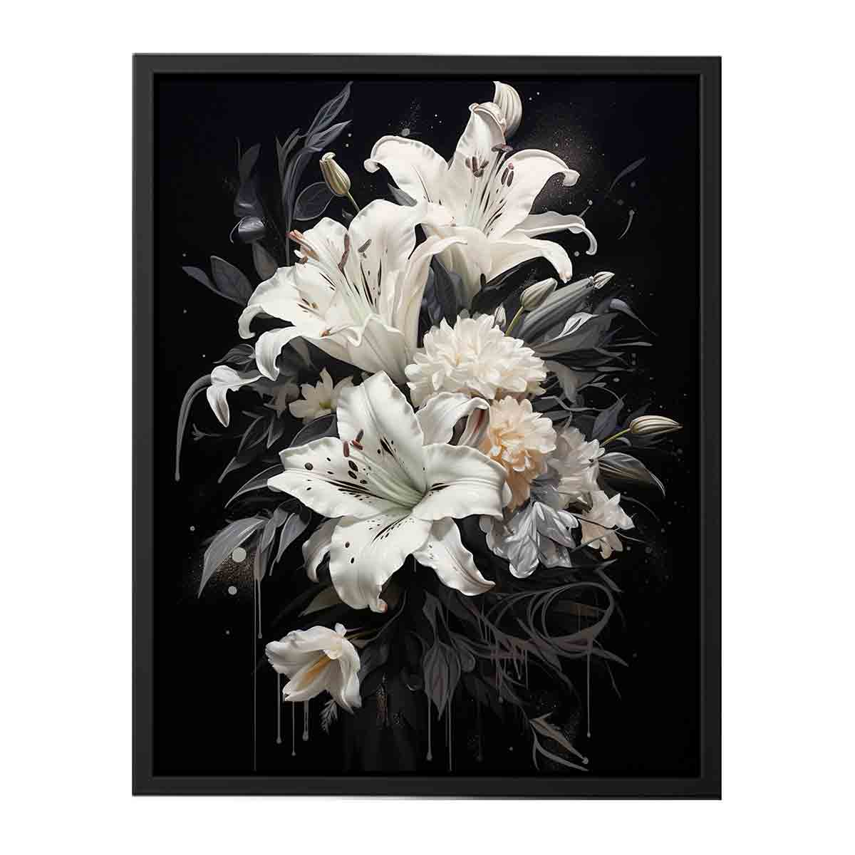 White Flowers Painting