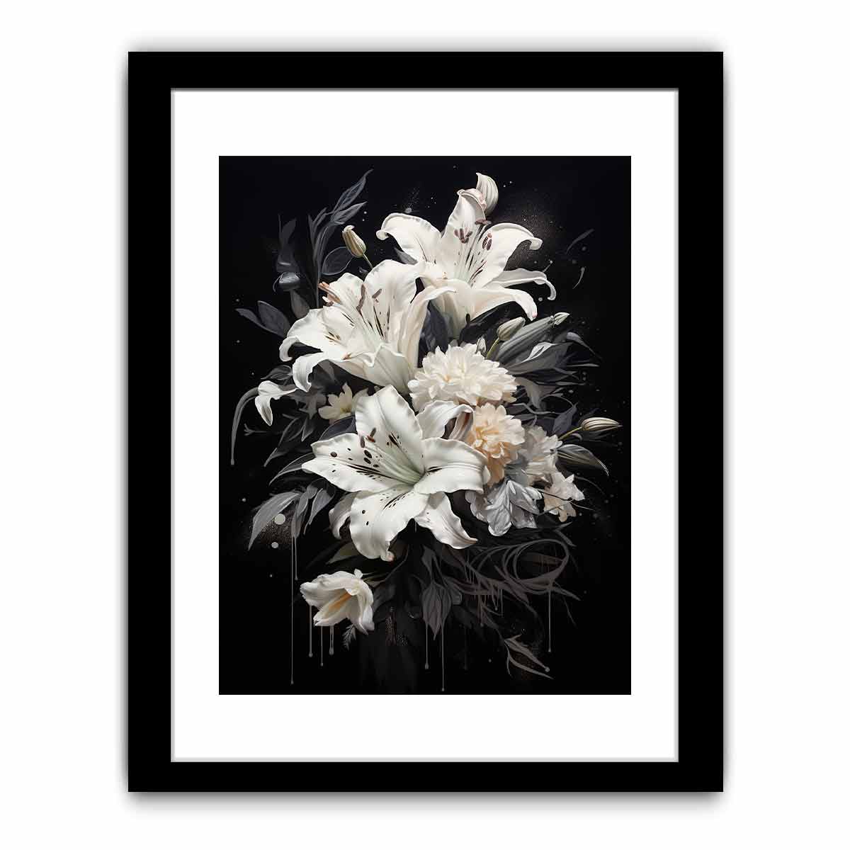 White Flowers Painting