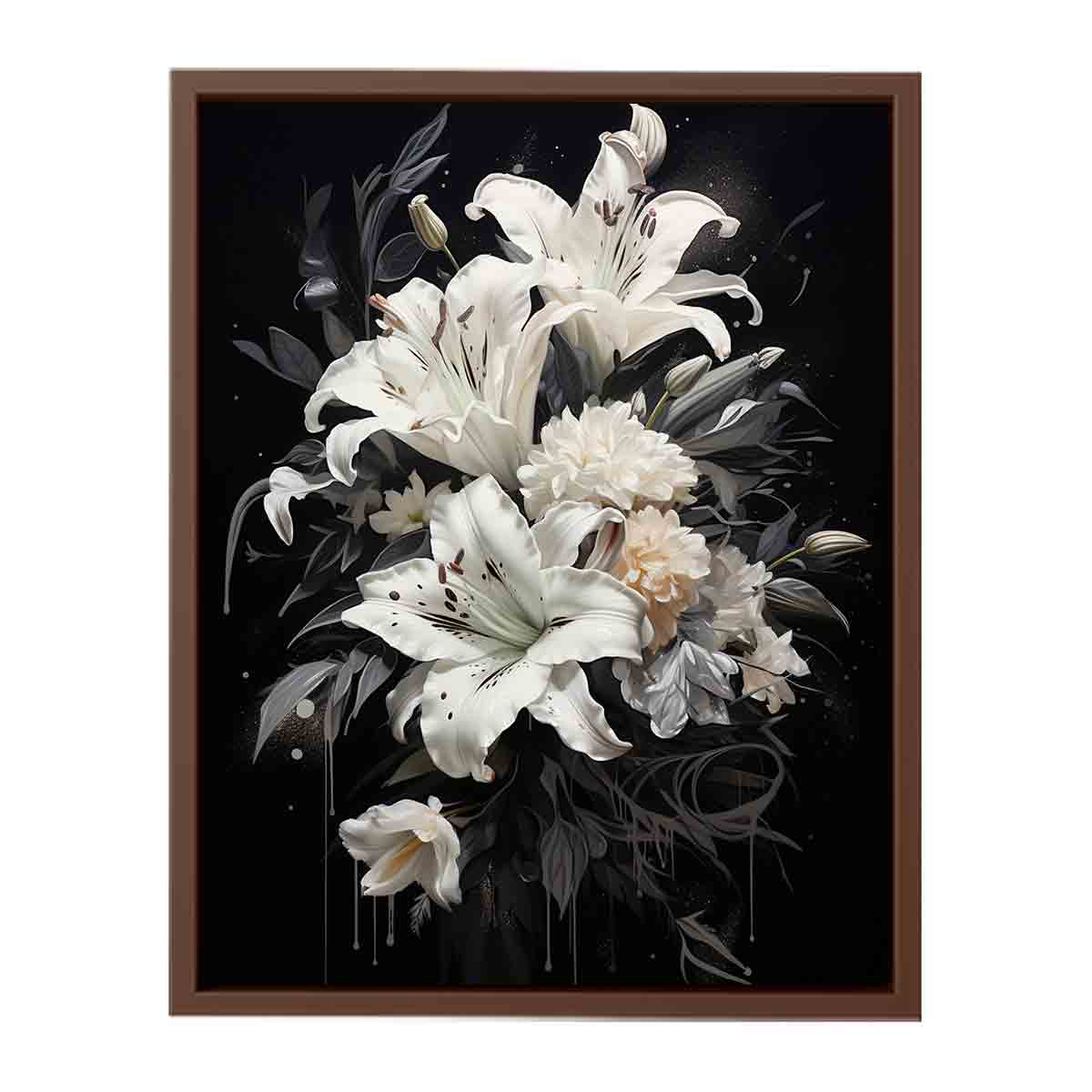 White Flowers Painting