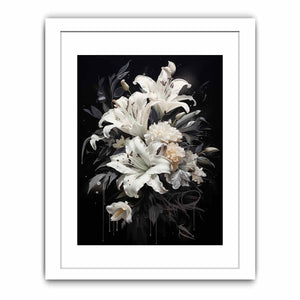 White Flowers Painting