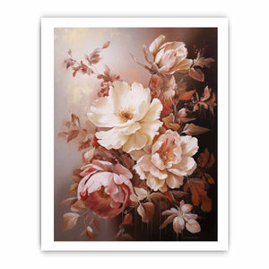 Brown Flower  Art Painting