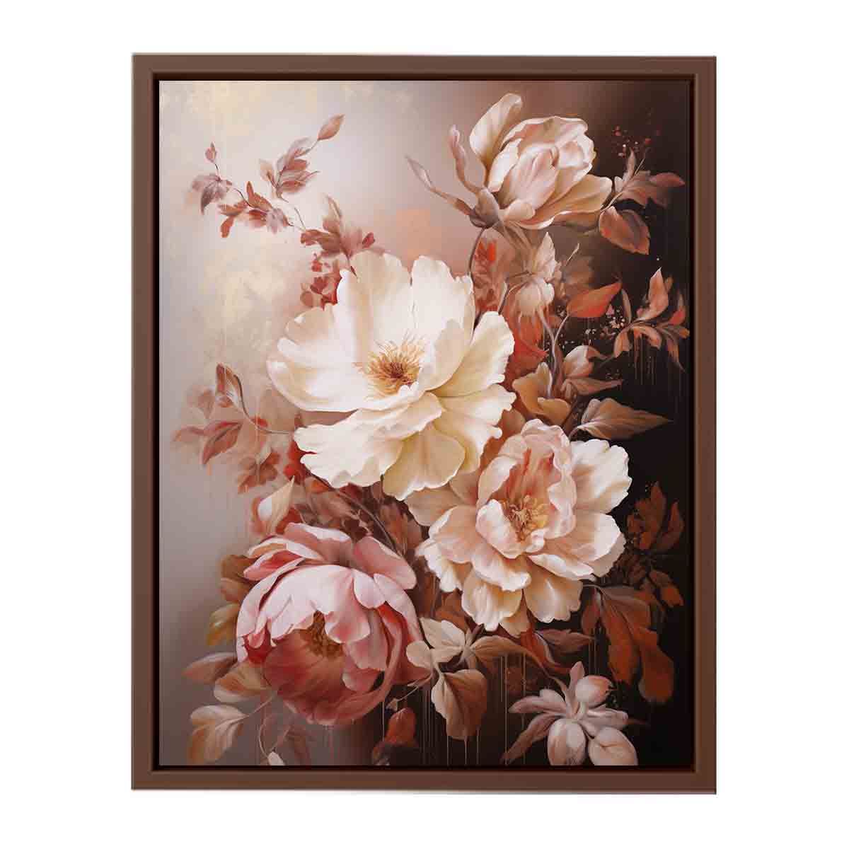 Brown Flower  Art Painting