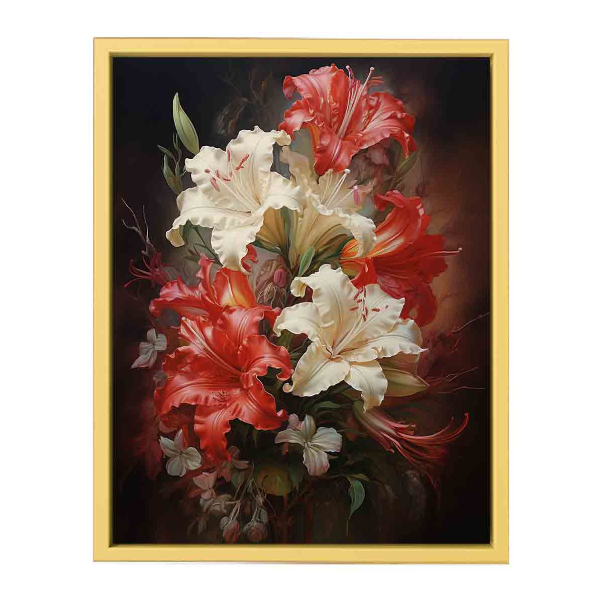 Flower Red  Art Painting
