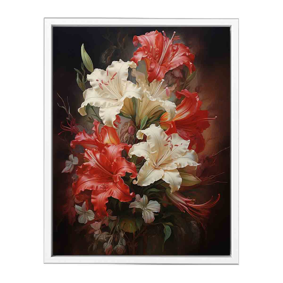 Flower Red  Art Painting