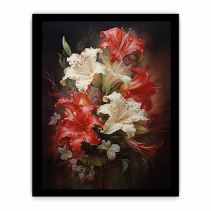Flower Red  Art Painting