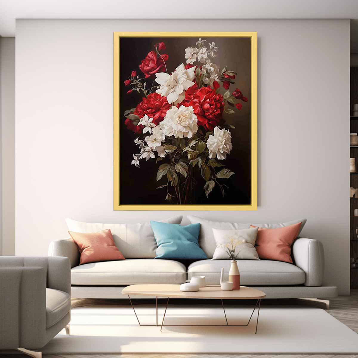 Vinatge Flower Painting
