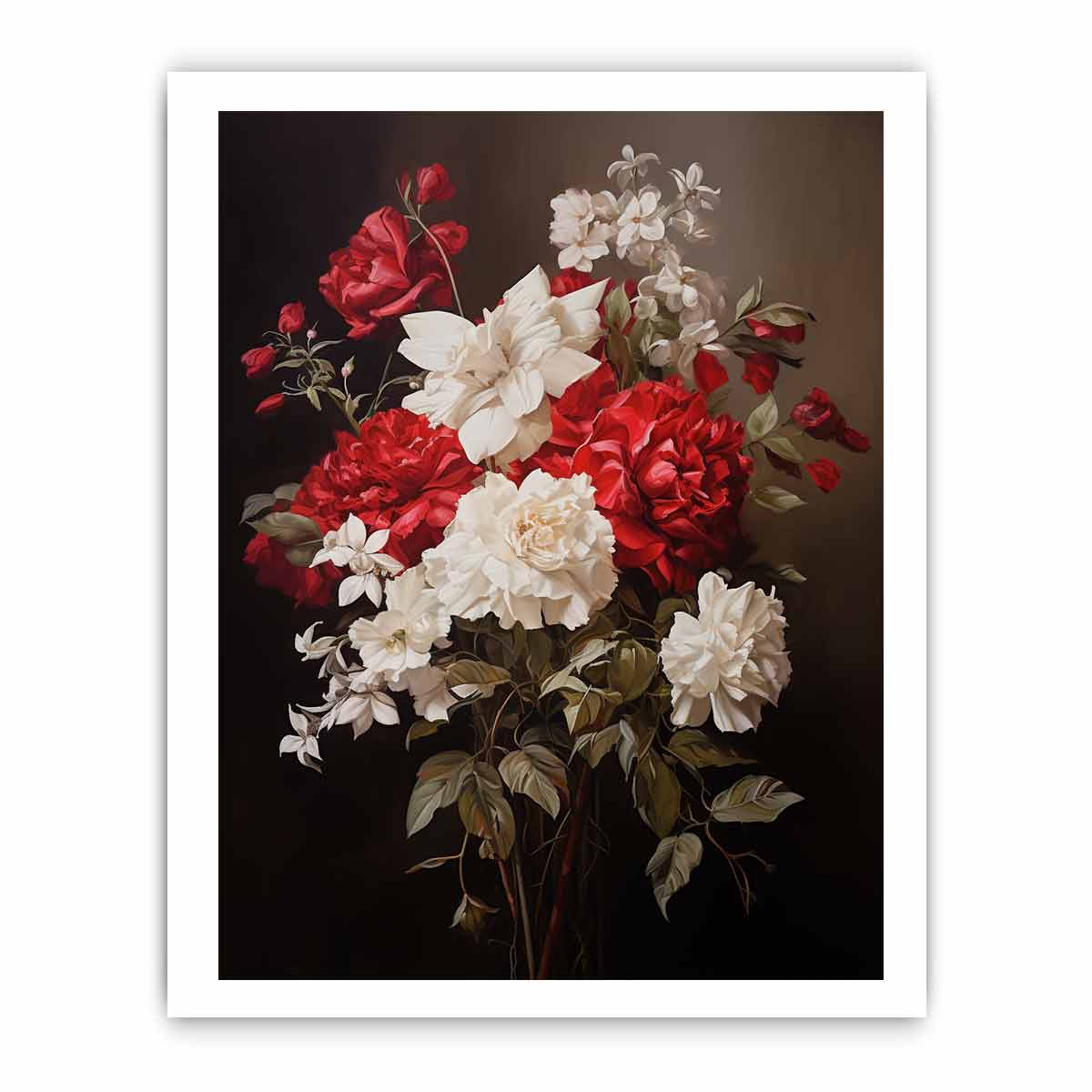 Vinatge Flower Painting