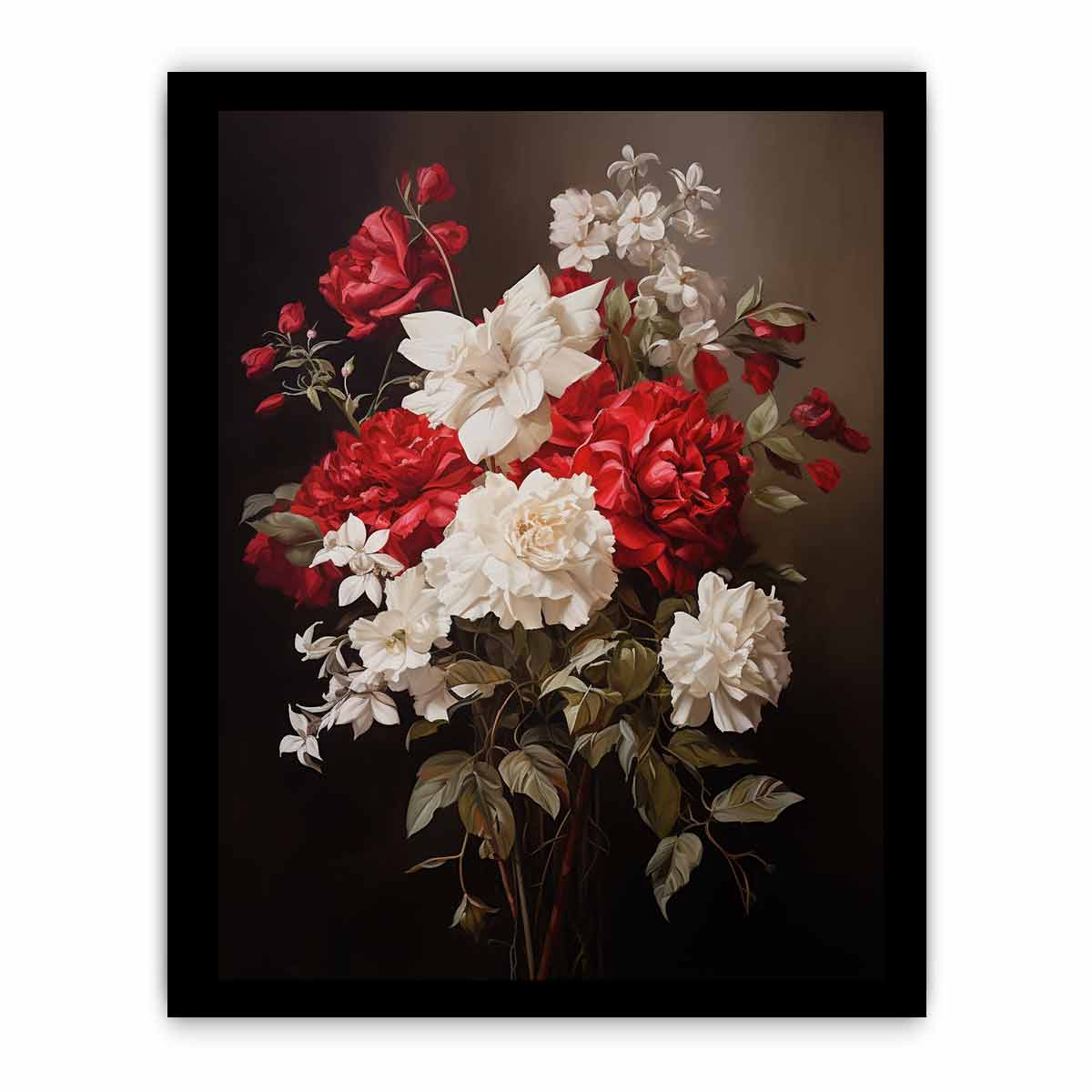 Vinatge Flower Painting