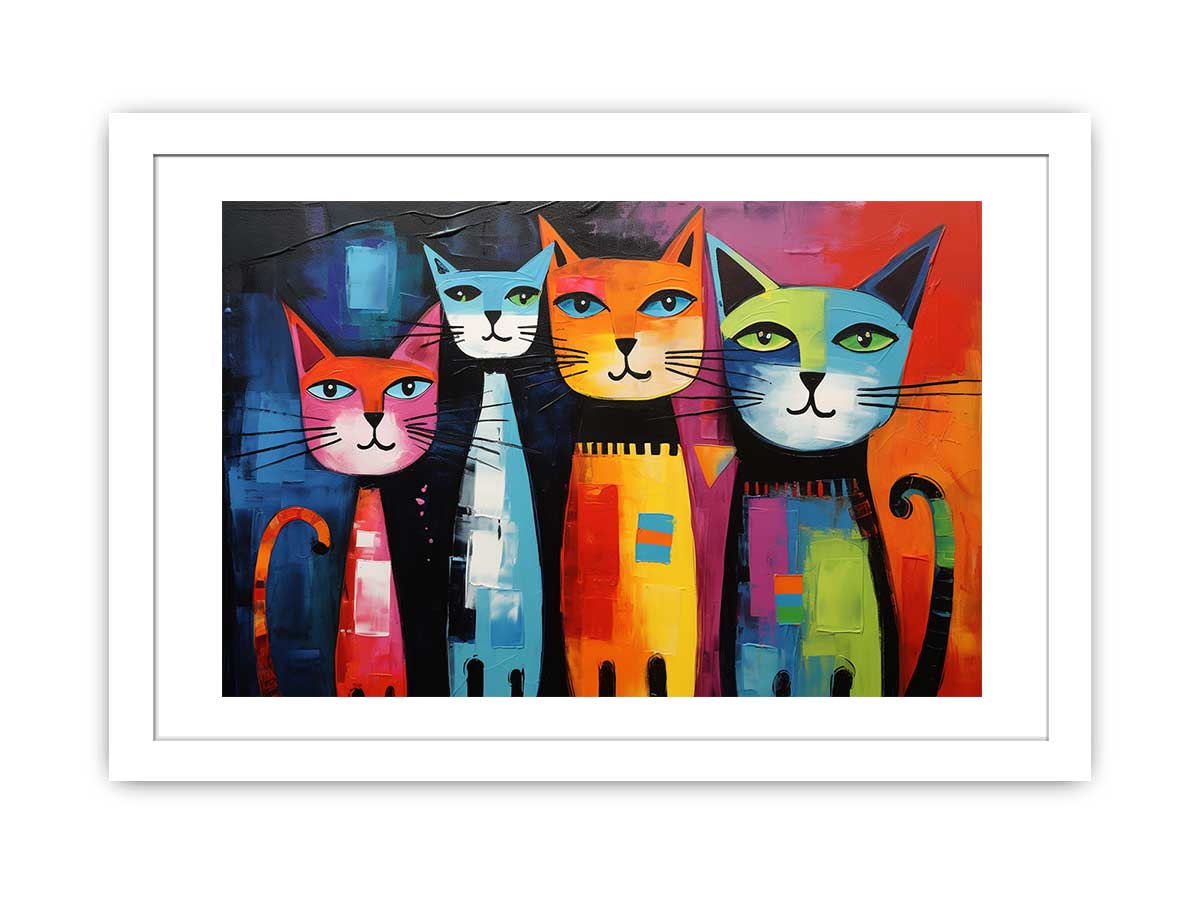 Cat Modern Art Painting
