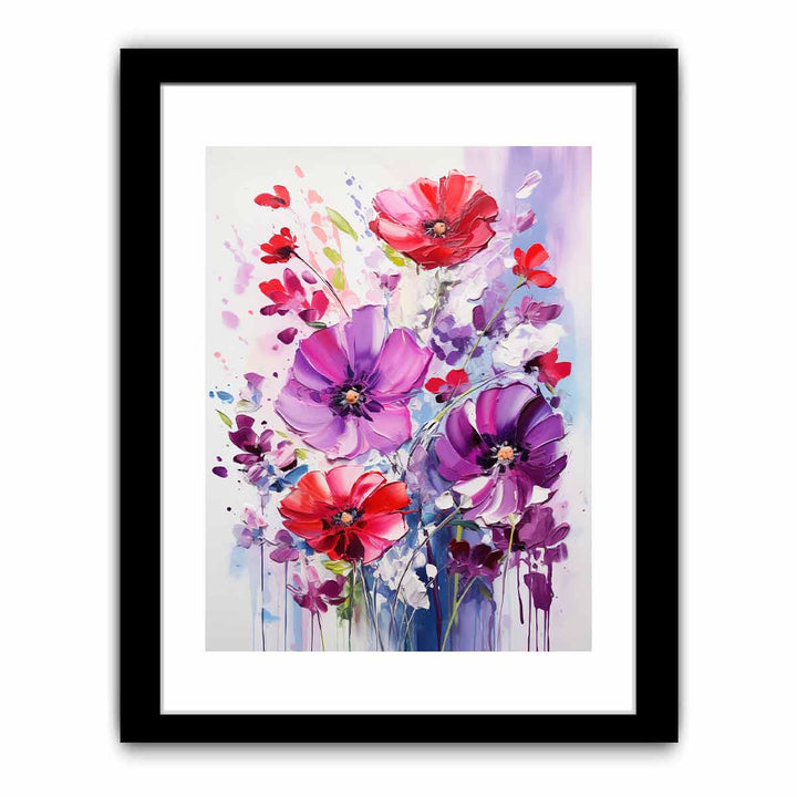 Flowers Paniting On Canvas
