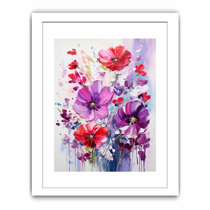 Flowers Paniting On Canvas